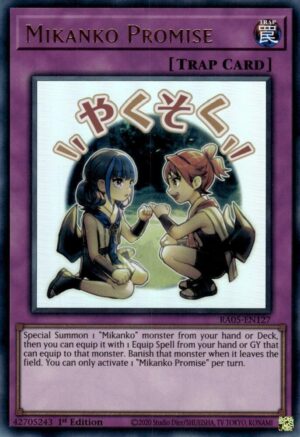 Mikanko Promise - RA05-EN127: Rarity Collection 5