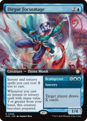 Dirgur Focusmage (Extended Art) - 68: Commander: Secrets of Strixhaven