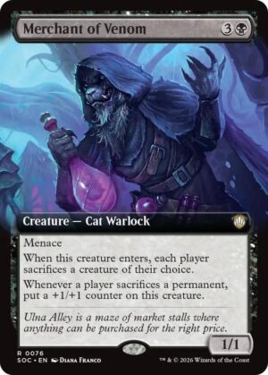 Merchant of Venom (Extended Art) - 76: Commander: Secrets of Strixhaven