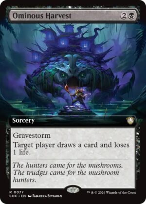 Ominous Harvest (Extended Art) - 77: Commander: Secrets of Strixhaven