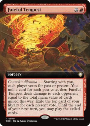 Fateful Tempest (Extended Art) - 79: Commander: Secrets of Strixhaven