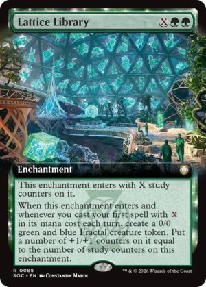 Lattice Library (Extended Art) - 88: Commander: Secrets of Strixhaven