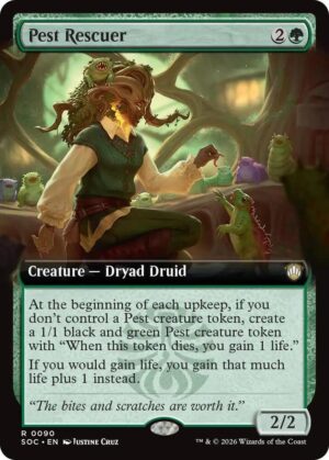 Pest Rescuer (Extended Art) - 90: Commander: Secrets of Strixhaven