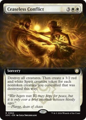 Ceaseless Conflict (Extended Art) - 62: Commander: Secrets of Strixhaven