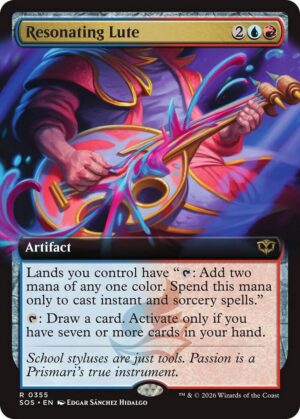 Resonating Lute (Extended Art) - 355: Secrets of Strixhaven