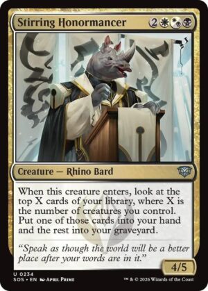 Stirring Honormancer - 234: Secrets of Strixhaven