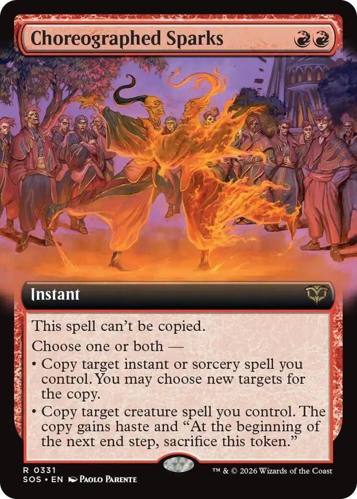 Choreographed Sparks (Extended Art) - 331: Secrets of Strixhaven