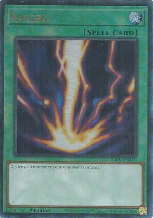 Raigeki (Ultimate Rare) - RA05-EN110: Rarity Collection 5