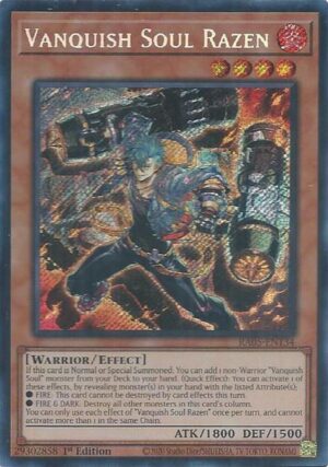 Vanquish Soul Razen (Secret Rare) - RA05-EN134: Rarity Collection 5