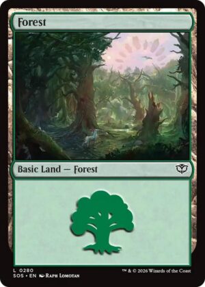 Forest (0280) - 280: Secrets of Strixhaven