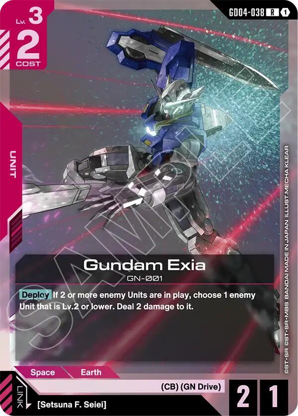 Gundam Exia (GD04-038) - GD04-038: Phantom Aria