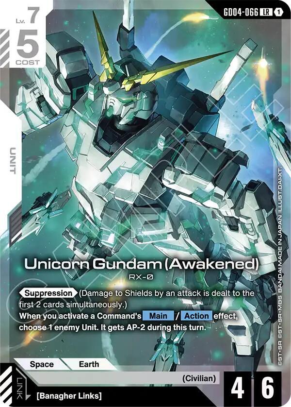 Unicorn Gundam (Awakened) - GD04-066: Phantom Aria