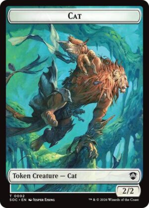 Cat // Inkling (0022) Double-Sided Token - 2 // 22: Commander: Secrets of Strixhaven