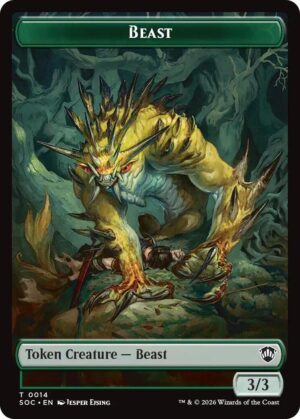 Beast // Primo, The Indivisible Double-Sided Token - 14 // 24: Commander: Secrets of Strixhaven