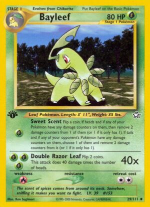 Bayleef (29) - 029/111: Neo Genesis (LP)