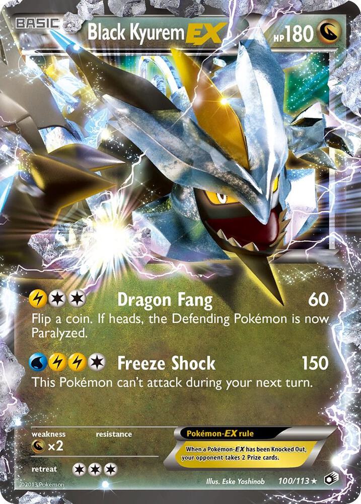 Black Kyurem EX - 100/113: Legendary Treasures