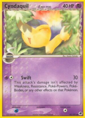 Cyndaquil (Delta Species) - 45/101: Dragon Frontiers