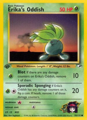 Erika's Oddish (78) - 078/132: Gym Heroes