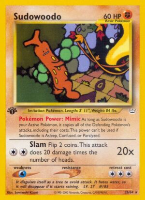 Sudowoodo - 26/64: Neo Revelation (LP)