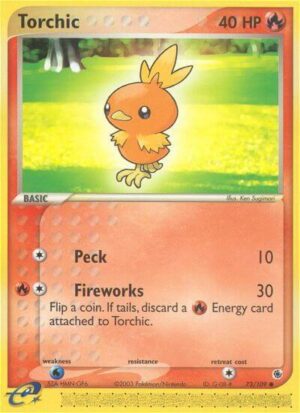 Torchic - 73/109 - 73/109: Ruby and Sapphire (LP)
