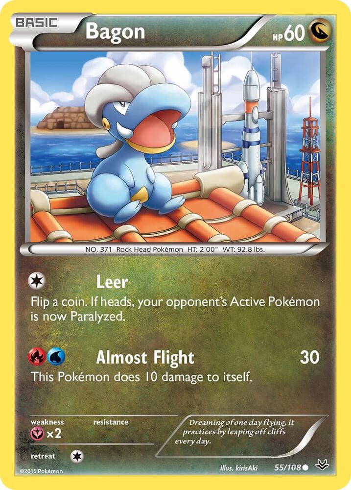 Bagon (55) - 55/108: XY - Roaring Skies