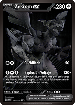 Zekrom EX - Black White Rare