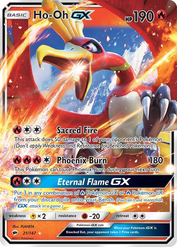 Ho-Oh GX - 21/147: SM - Burning Shadows (LP)