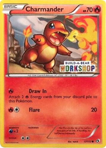 Charmander - 17/113 (Build-A-Bear Workshop Exclusive) - 017/113: Miscellaneous Cards & Products (MP)