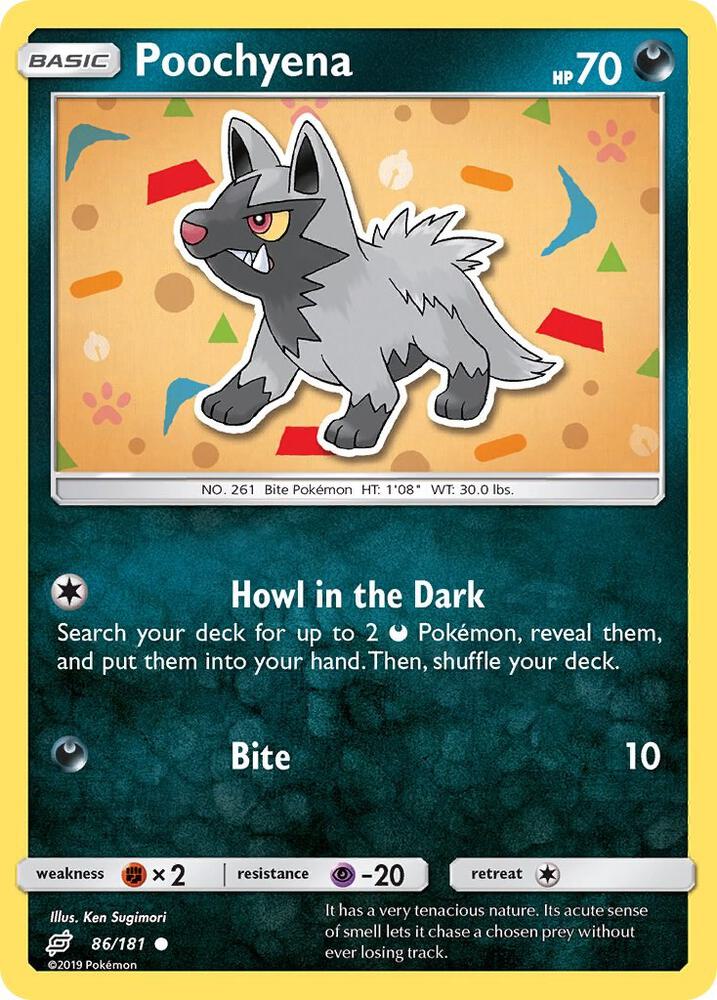 Poochyena - 86/181: SM - Team Up