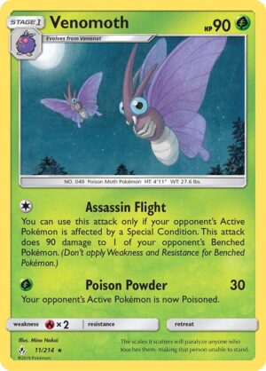 Venomoth - 11/214: SM - Unbroken Bonds