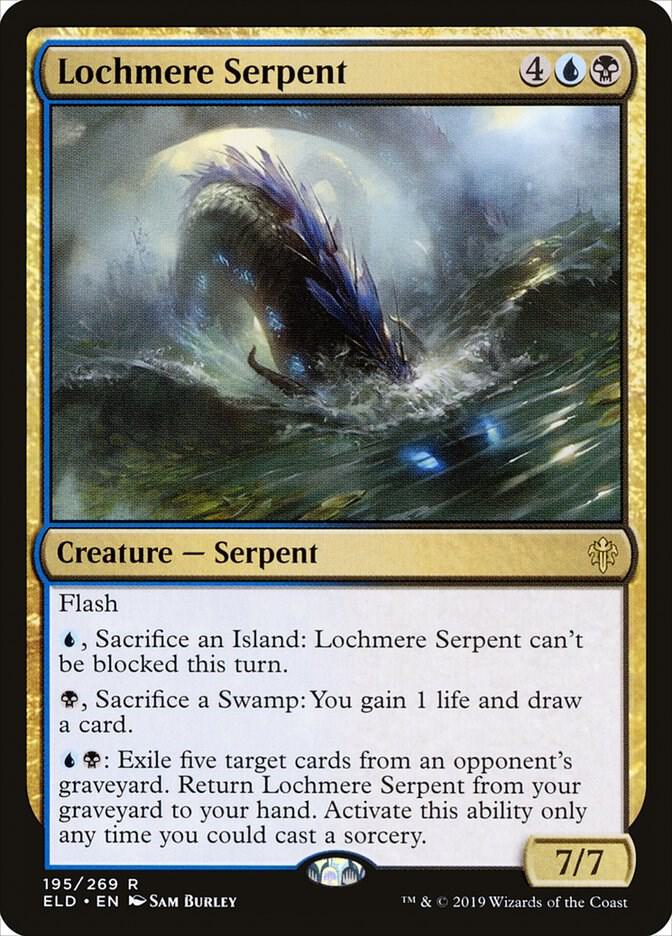 Lochmere Serpent - 195: Throne of Eldraine
