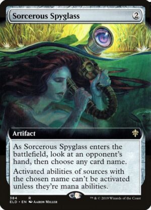 Sorcerous Spyglass (Extended Art) - 384: Throne of Eldraine