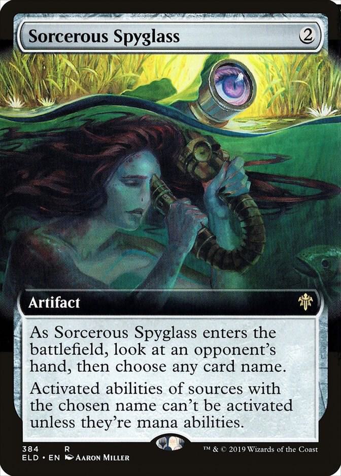 Sorcerous Spyglass (Extended Art) - 384: Throne of Eldraine