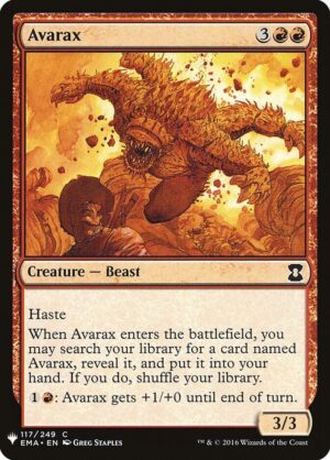 Avarax - 117: The List Reprints