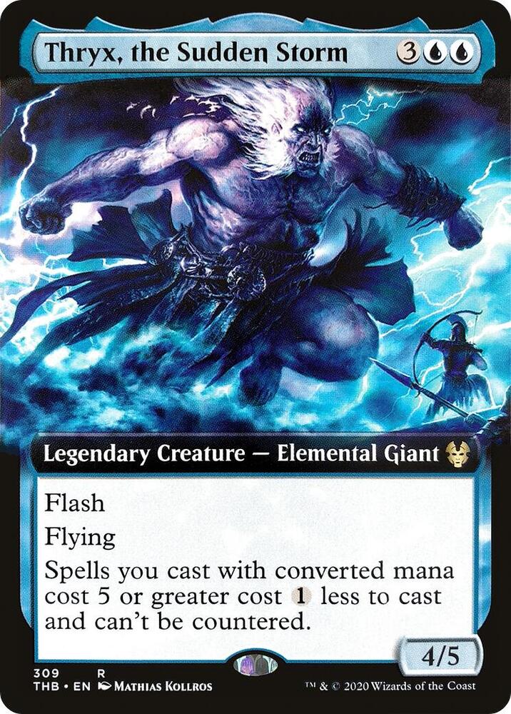 Thryx, the Sudden Storm (Extended Art) - 309: Theros Beyond Death