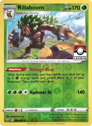 Rillaboom - 014/202 (Pokemon League) - 014/202: League & Championship Cards