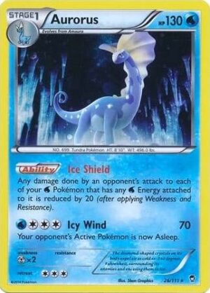 Aurorus - 26/111 (Cosmos Holo) - 026/111: Miscellaneous Cards & Products (LP)