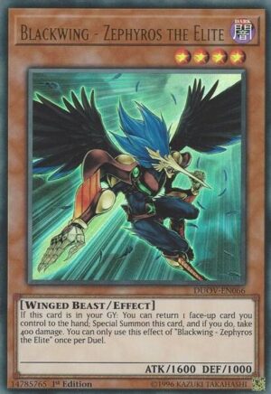 Blackwing - Zephyros the Elite - DUOV-EN066: Duel Overload