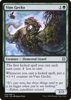 Vine Gecko - 219: Zendikar Rising