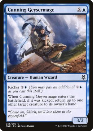 Cunning Geysermage - 55: Zendikar Rising