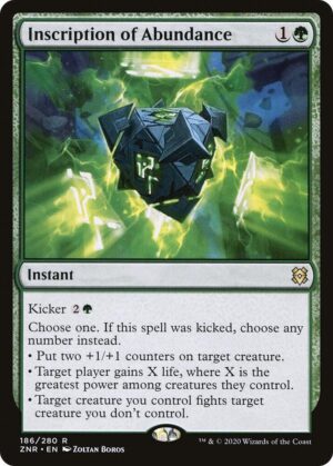 Inscription of Abundance - 186: Zendikar Rising