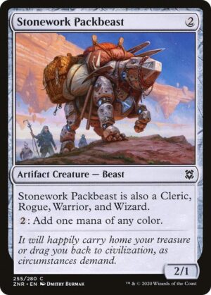 Stonework Packbeast - 255: Zendikar Rising