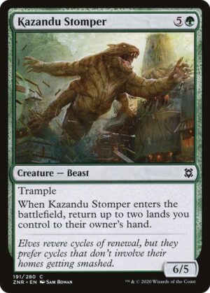 Kazandu Stomper - 191: Zendikar Rising