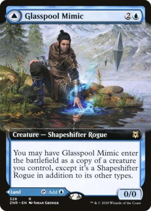 Glasspool Mimic (Extended Art) - 328: Zendikar Rising