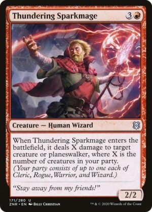 Thundering Sparkmage - 171: Zendikar Rising