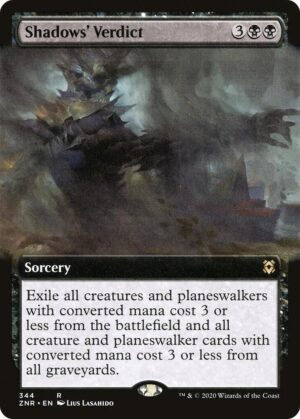 Shadows' Verdict (Extended Art) - 344: Zendikar Rising