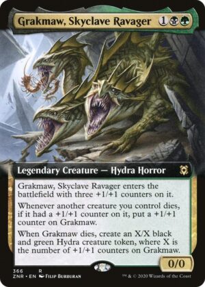 Grakmaw, Skyclave Ravager (Extended Art) - 366: Zendikar Rising