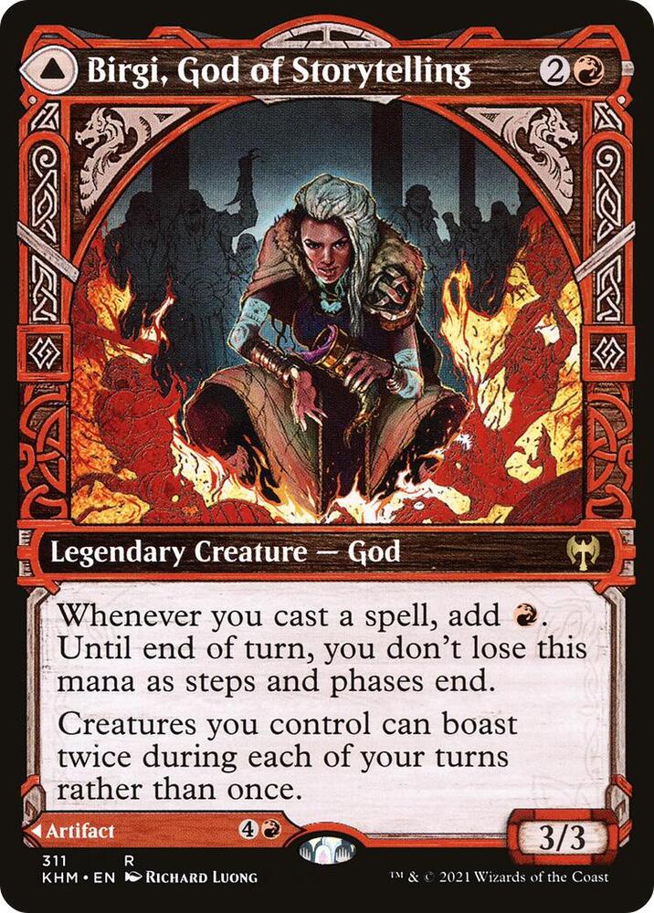 Birgi, God of Storytelling (Showcase) - 311: Kaldheim