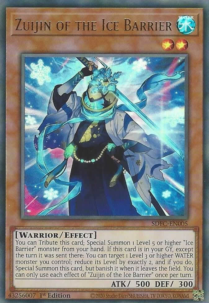 Zuijin of the Ice Barrier - SDFC-EN005: Structure Deck: Freezing Chains