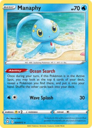 Manaphy - 024/072: Shining Fates